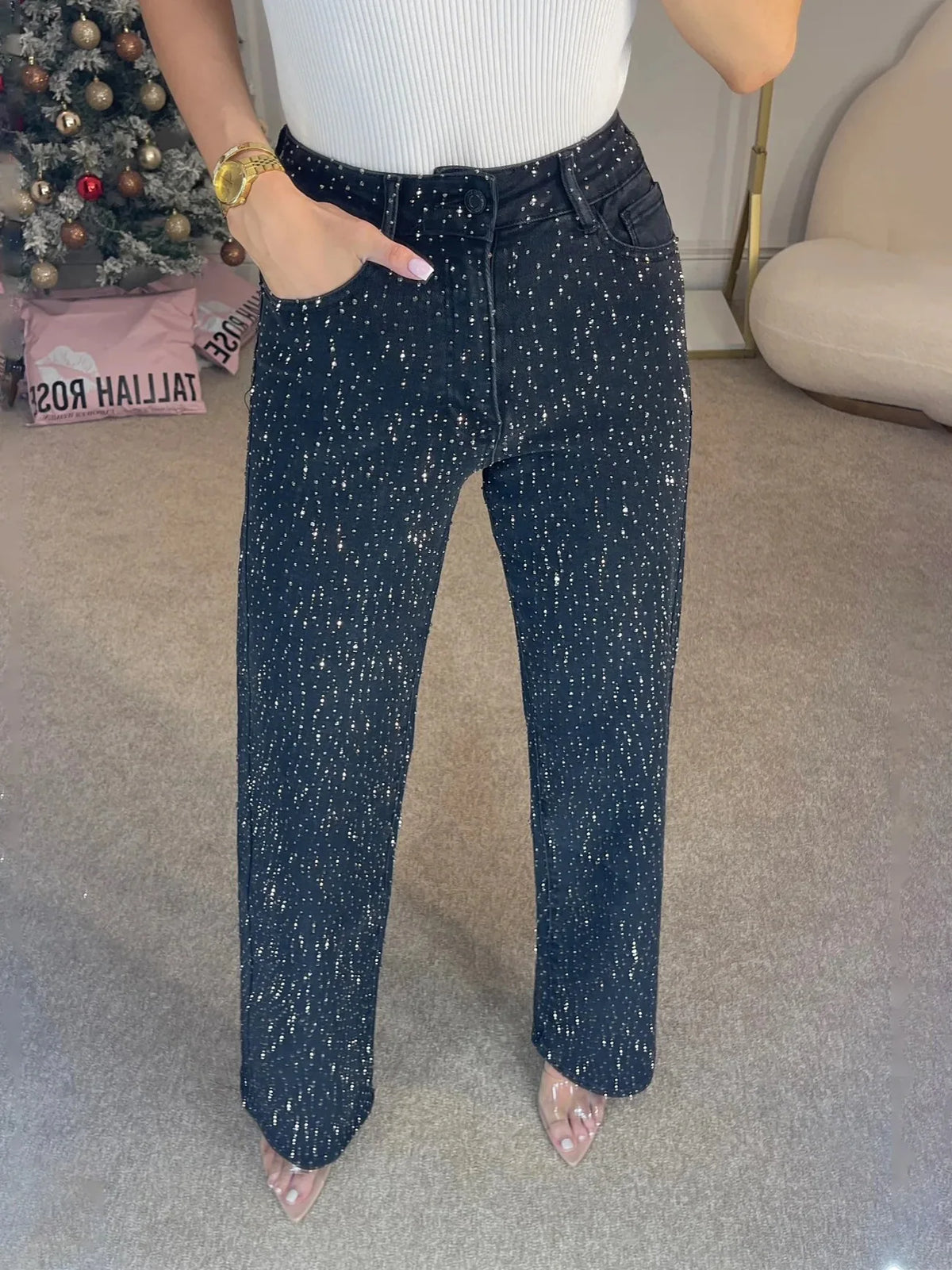 Calça Jeans Y2k